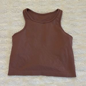 Lululemon Ebb to Street Cropped Racerback Tank Top